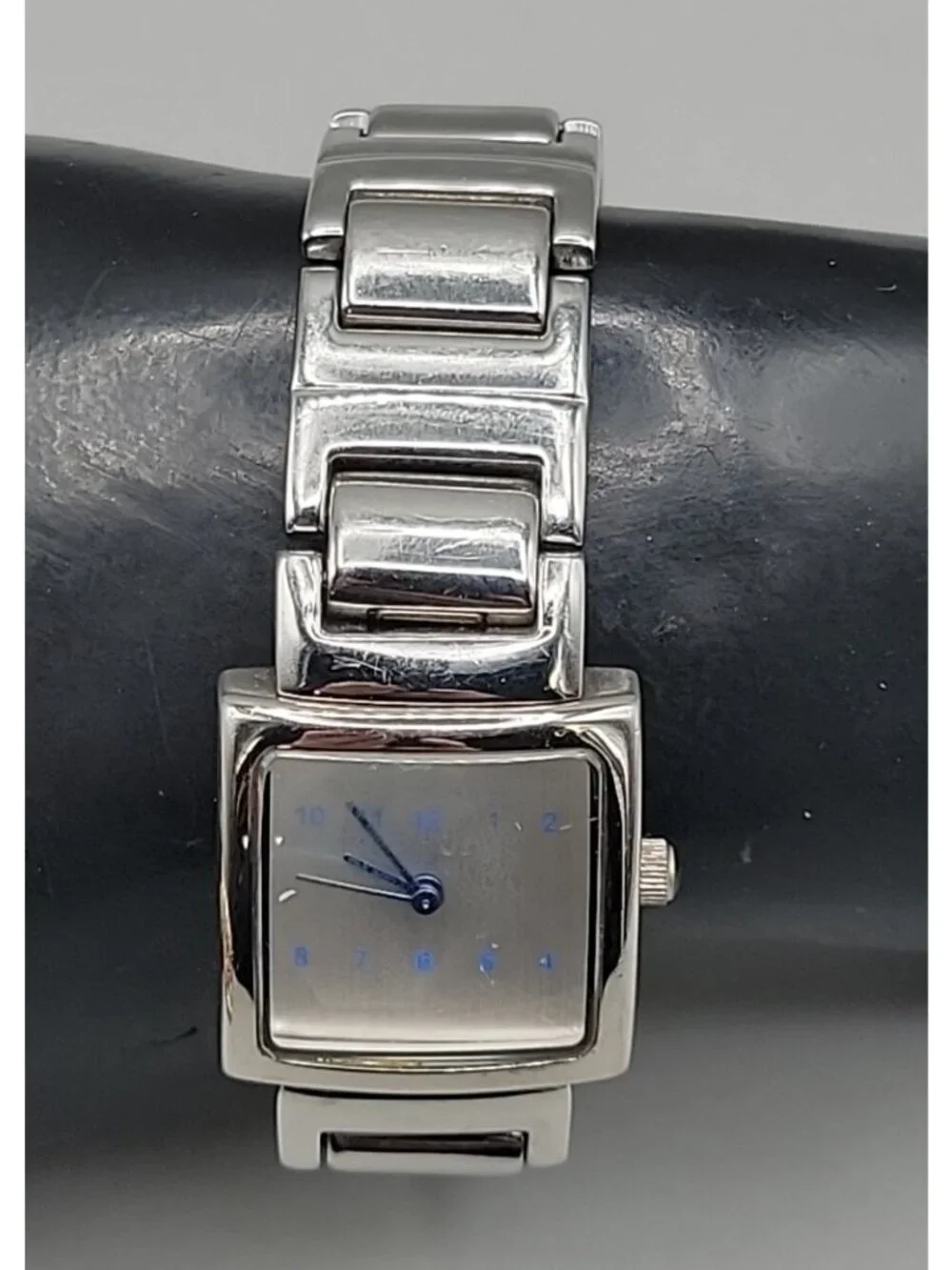 Vintage Android USA OKO Designs Square Silver Tone Women's Watch 22mm 6.5